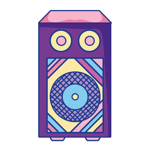 Altavoz Electrónico Para Escuchar Ilustración Vector Objeto Música — Vector de stock