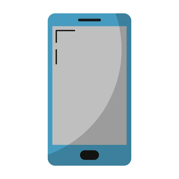 Elektronische Bildschirm Smartphone Technologie Stil Vektor Illustration — Stockvektor
