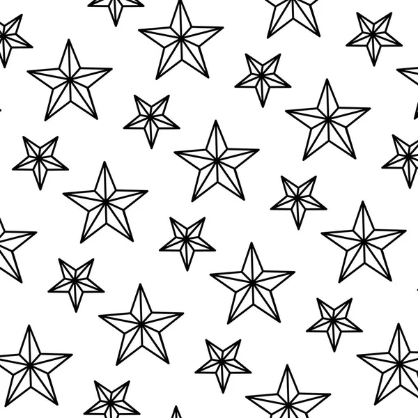 Linha Agradável Brilhante Estrela Universo Fundo Vetor Ilustração — Vetor de Stock