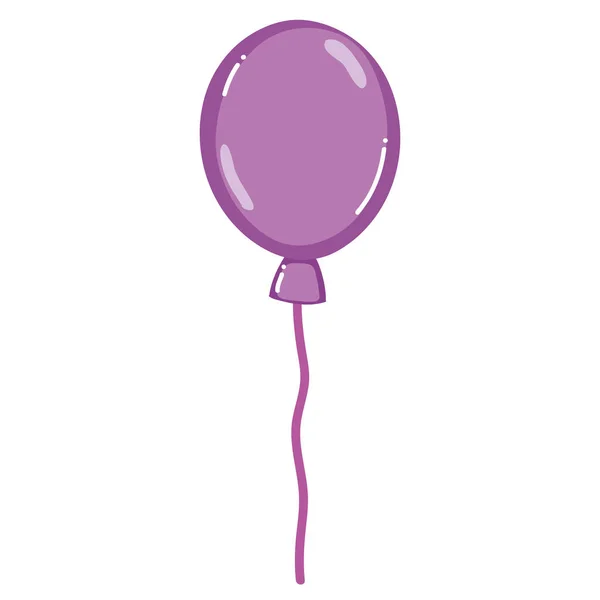 Nice Balloon Decoration Object Event Vector Illustration — Stock Vector