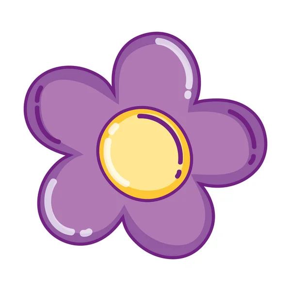 Krása Přírodních Květina Exotickými Květy Vektorové Ilustrace — Stockový vektor