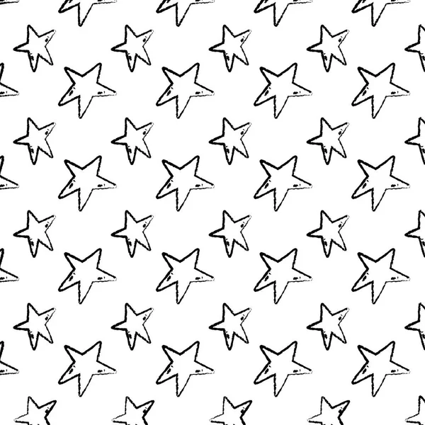 Grunge Art Scintillant Étoile Dans Ciel Fond Vectoriel Illustration — Image vectorielle