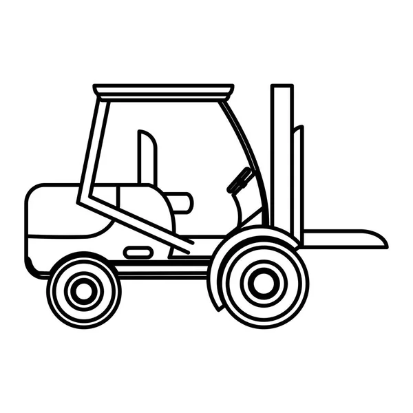线叉车机械设备维修服务向量例证 — 图库矢量图片