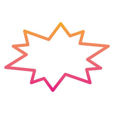 bozulmuş satır piktogram grafik yıldız sembolü stil vektör çizim