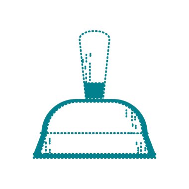 noktalı şekil faraş aile içi ekipman ev vektör çizim temizlemek için