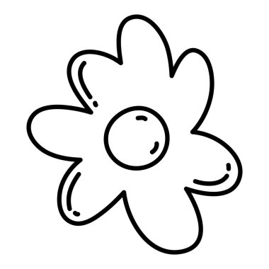 satır şirin Doğa Çiçek yaprakları stil vektör çizim