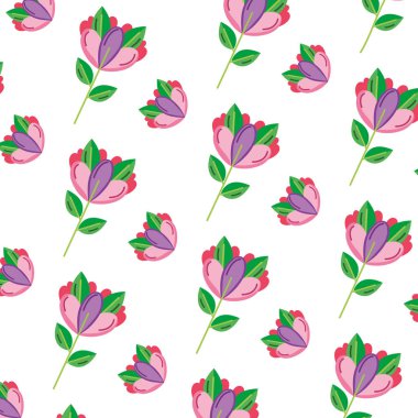 arka plan vektör çizim egzotik çiçek bitki yaprakları