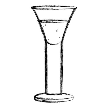 Grunge blanco tekila cam içki içecek vektör çizim