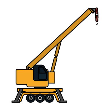 kamyon makaralar İnşaat Sanayi servisi vektör çizim renk