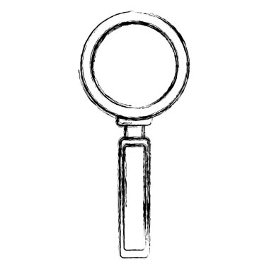 optik yakınlaştırma için grunge Büyüteç ekipman illüstrasyon vektör