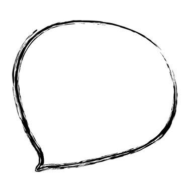 Grunge iletişim sohbet kabarcık metin iletisi vektör çizim