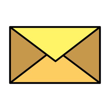 renk e-posta iletişim mesaj teknoloji stil vektör çizim