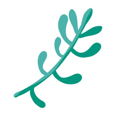 dalları doğa egzotik bırakır stil vektör çizim