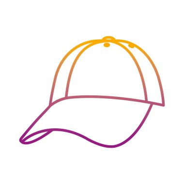 bozulmuş hat kap rahat Tekstil stil aksesuar vektör çizim