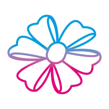 satır güzel şerit yay dekorasyon aksesuar vektör çizim bozulmuş