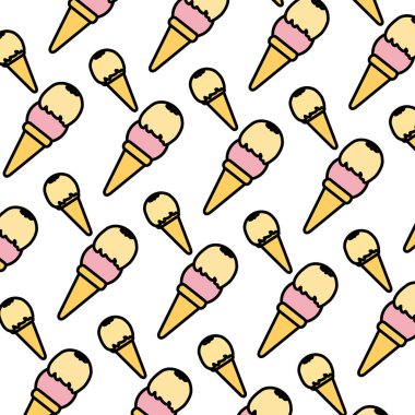 bir ya da iki topları arka plan vektör çizim ile dondurma