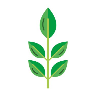 stil vektör çizim egzotik güzel bitki yaprakları