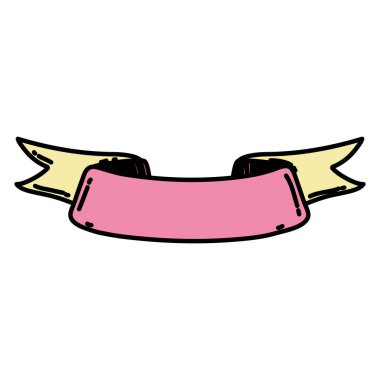 renk sanat şerit nesne dekorasyon stil vektör çizim