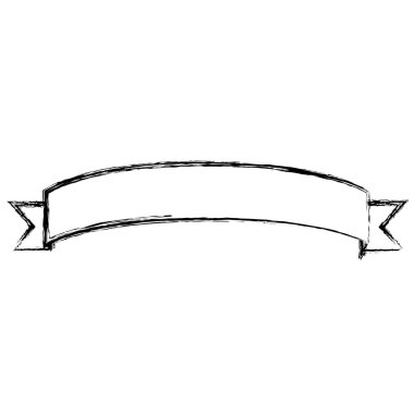 Grunge güzel şerit dekorasyon aksesuar tasarım vektör çizim