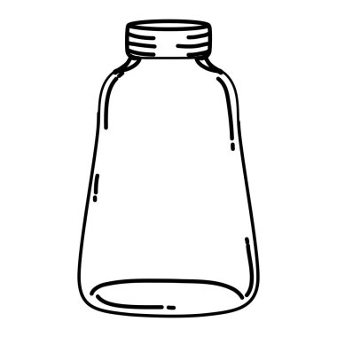 satır sağlıklı meyve suyu mason içecek vektör çizim