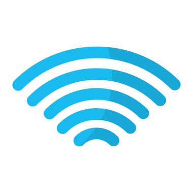Dijital wifi sinyal mobil bağlantı vektör çizim