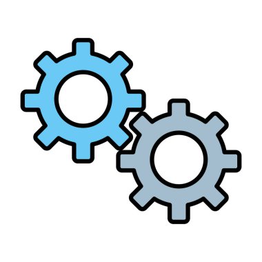 renk mühendislik sanayi makine teknoloji vektör çizim vites