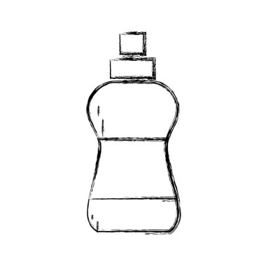 ev vektör çizim temizlemek için şekil deterjan sıvı plastik şişe