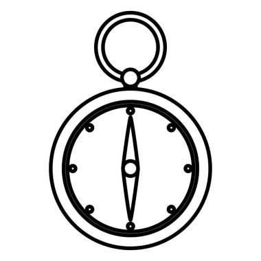 satır pusula aventure Coğrafya yön vektör çizim nesnesine