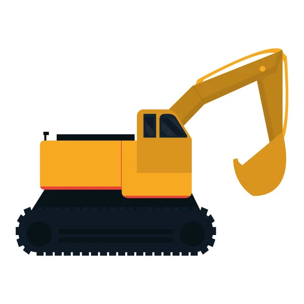 挖掘机机械设备维修服务向量例证 — 图库矢量图片