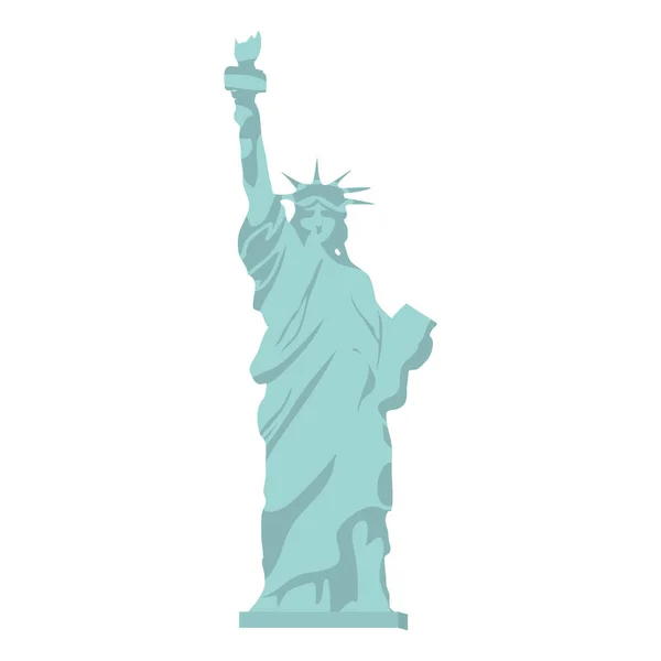 Estátua Liberdade Escultura História Design Vetor Ilustração — Vetor de Stock