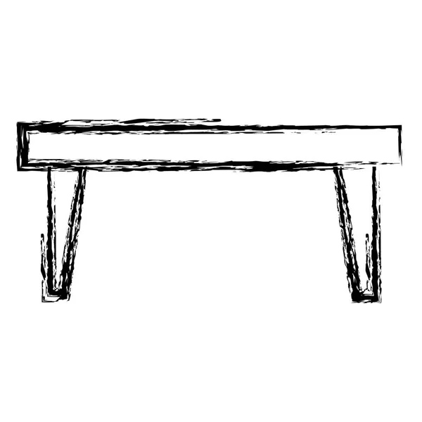 Εικονογράφηση Φορέα Του Grunge Τραπέζι Τραπεζαρίας Από Ξύλο Εσωτερικής Διακόσμησης — Διανυσματικό Αρχείο