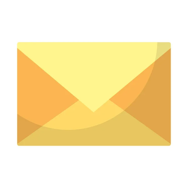 Mail Message Texte Style Lettre Vectoriel Illustration — Image vectorielle