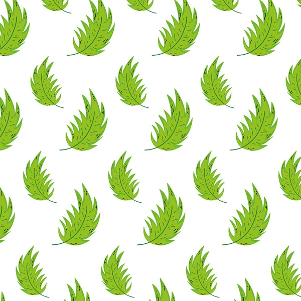 Εξωτικά Φύλλα Φύση Στυλ Φόντου Εικονογράφηση Φορέα — Διανυσματικό Αρχείο