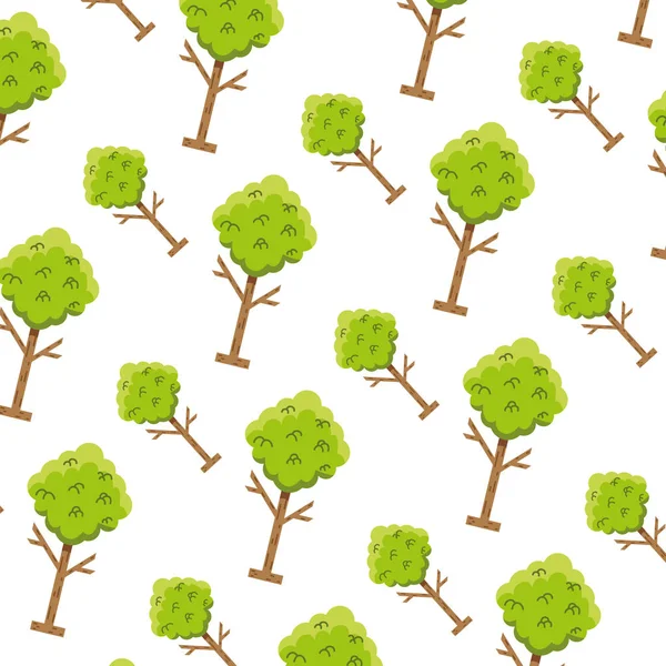 Natur Baum Blätter Zweig Hintergrund Vektor Illustration — Stockvektor