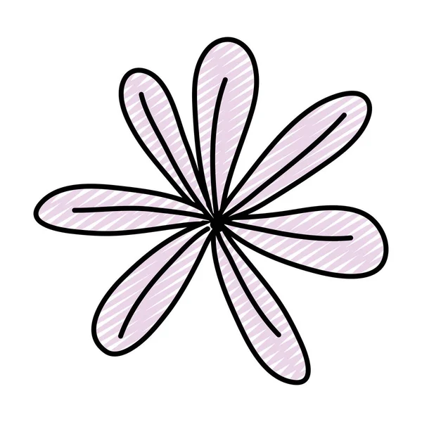 Значок Природа Краса Квітка Екзотичний Стиль Векторні Ілюстрації — стоковий вектор