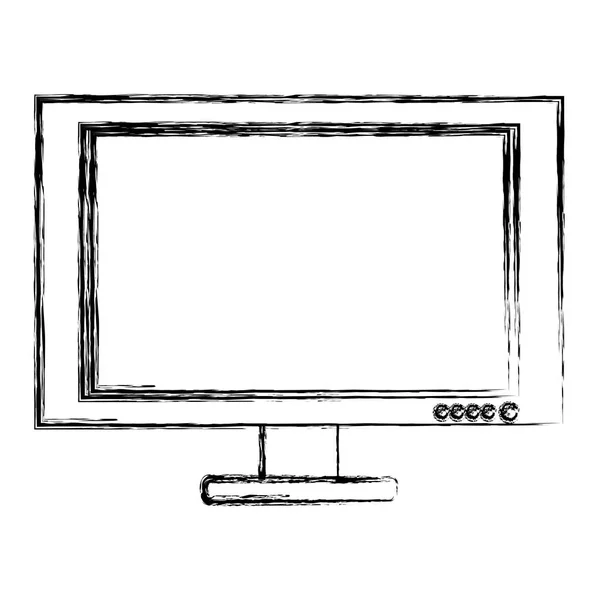 Illustrazione Vettoriale Stile Informazioni Tecnologia Informatica Elettronica Grunge — Vettoriale Stock