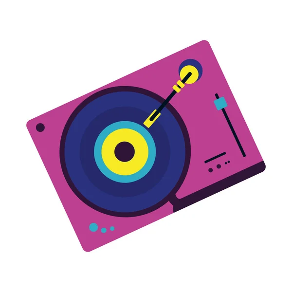 Walkman Objektum Hallgatni Sztereó Zene Vektoros Illusztráció — Stock Vector