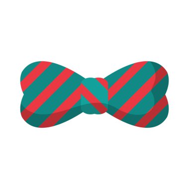 satırları kravat yay parti karnaval vektör çizim