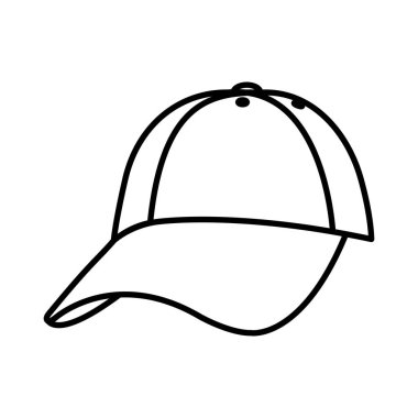 hat kap rahat Tekstil stil aksesuar vektör çizim