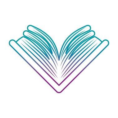 bozulmuş satırı açmak kitap açık yönetim kurulu kağıtları bilgi vektör Illustration