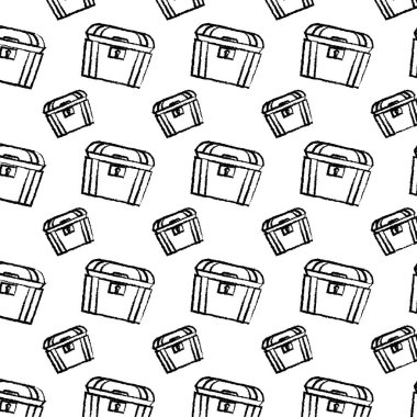 Grunge göğüs hazine değerli arka plan vektör çizim