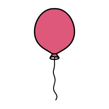 renk güzel balon eğlenceli nesne tasarlamak vektör