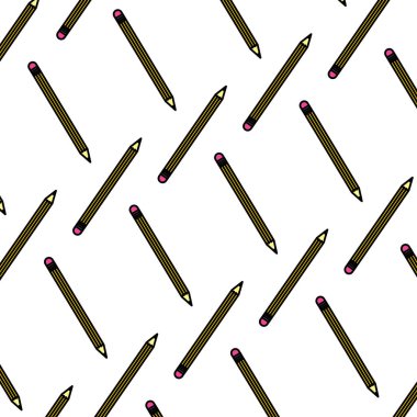 renk ahşap kalem nesne okul arka plan vektör çizim