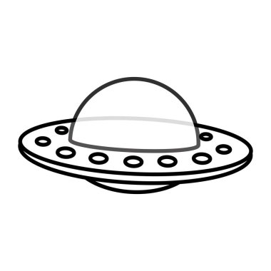 satır ufo gizemi nesne teknoloji tasarım vektör çizim