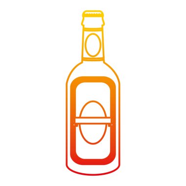 bozulmuş satır schnapps içki alkol şişe içecek vektör çizim