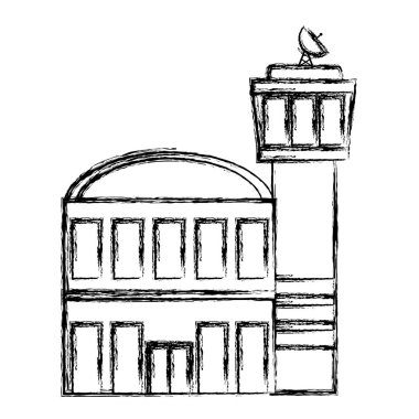 Grunge Mimarlık Kentsel şehir vektör çizim bina modern