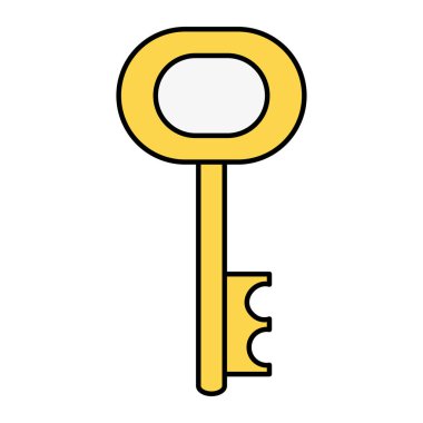 renk anahtar erişim koruma nesne stili vektör çizim