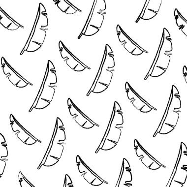 Grunge tropikal şube bitki stili arka plan vektör çizim