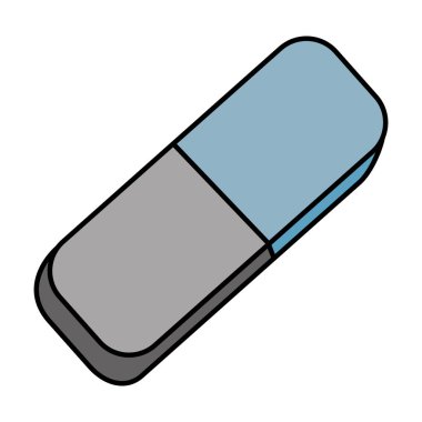 renk eğitim silgi okul nesne tasarım vektör çizim