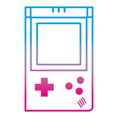 bozulmuş satır tetris el videogame konsolu simulador vektör çizim